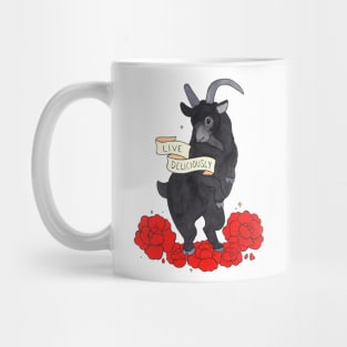 Black Phillip Live Deliciously Mug